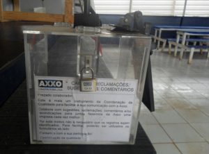 Caixa de Reclamação, Sugestão e Comentários para funcionários